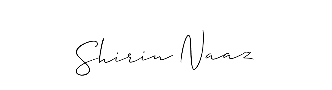 How to make Shirin Naaz signature? Allison_Script is a professional autograph style. Create handwritten signature for Shirin Naaz name. Shirin Naaz signature style 2 images and pictures png