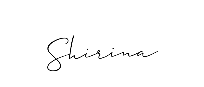 Make a short Shirina signature style. Manage your documents anywhere anytime using Allison_Script. Create and add eSignatures, submit forms, share and send files easily. Shirina signature style 2 images and pictures png