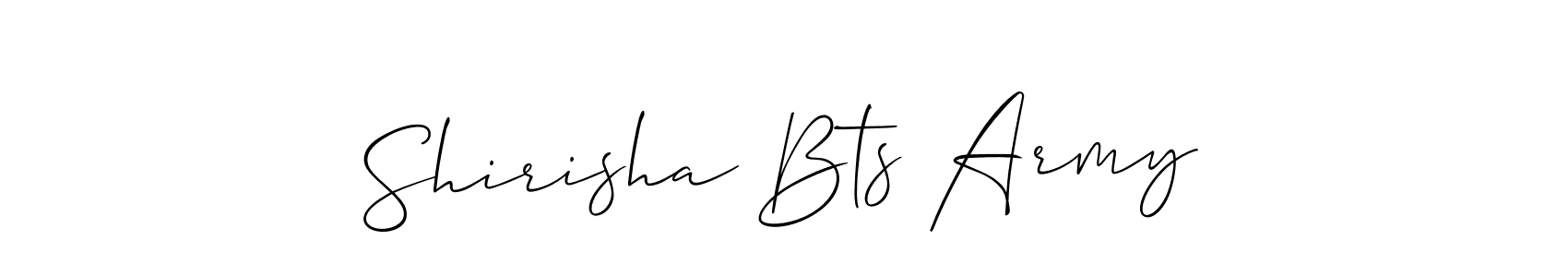 if you are searching for the best signature style for your name Shirisha Bts Army. so please give up your signature search. here we have designed multiple signature styles  using Allison_Script. Shirisha Bts Army signature style 2 images and pictures png