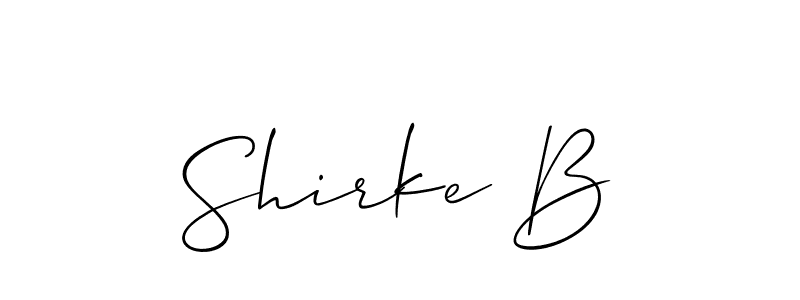 This is the best signature style for the Shirke B name. Also you like these signature font (Allison_Script). Mix name signature. Shirke B signature style 2 images and pictures png