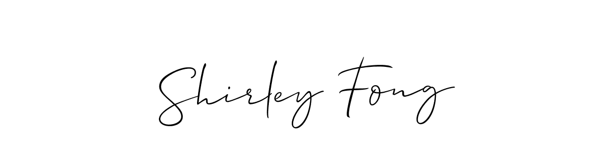 You should practise on your own different ways (Allison_Script) to write your name (Shirley Fong) in signature. don't let someone else do it for you. Shirley Fong signature style 2 images and pictures png