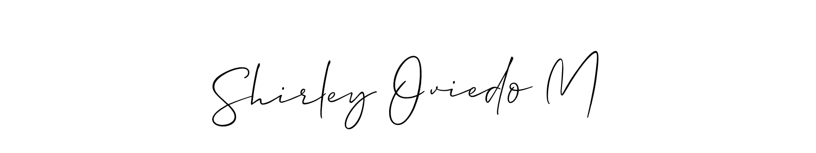 How to Draw Shirley Oviedo M signature style? Allison_Script is a latest design signature styles for name Shirley Oviedo M. Shirley Oviedo M signature style 2 images and pictures png