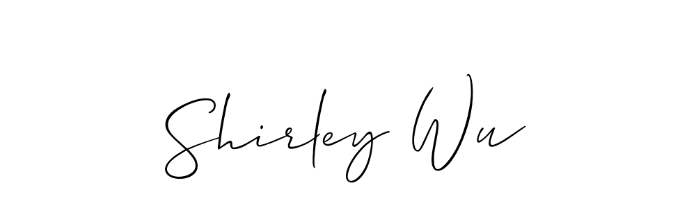 How to Draw Shirley Wu signature style? Allison_Script is a latest design signature styles for name Shirley Wu. Shirley Wu signature style 2 images and pictures png