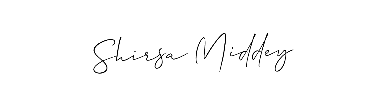 Also You can easily find your signature by using the search form. We will create Shirsa Middey name handwritten signature images for you free of cost using Allison_Script sign style. Shirsa Middey signature style 2 images and pictures png