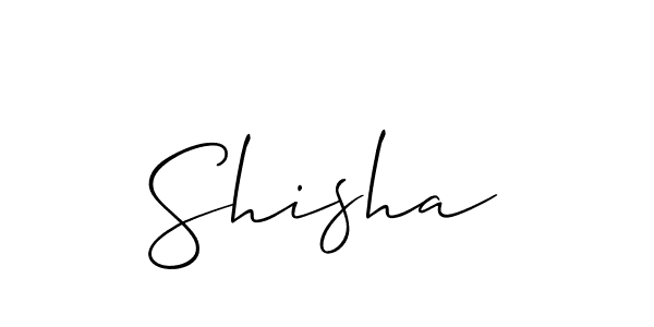 Create a beautiful signature design for name Shisha. With this signature (Allison_Script) fonts, you can make a handwritten signature for free. Shisha signature style 2 images and pictures png
