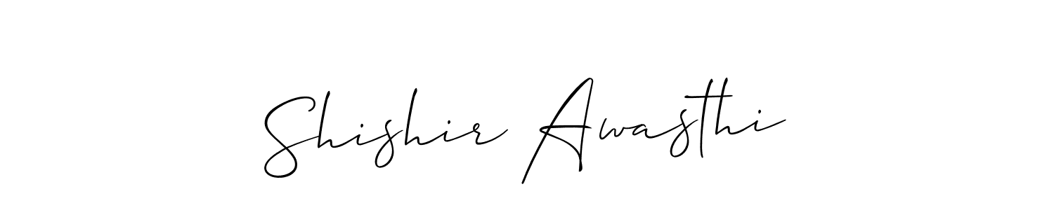 Make a beautiful signature design for name Shishir Awasthi. Use this online signature maker to create a handwritten signature for free. Shishir Awasthi signature style 2 images and pictures png