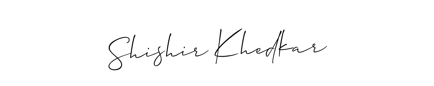 Best and Professional Signature Style for Shishir Khedkar. Allison_Script Best Signature Style Collection. Shishir Khedkar signature style 2 images and pictures png