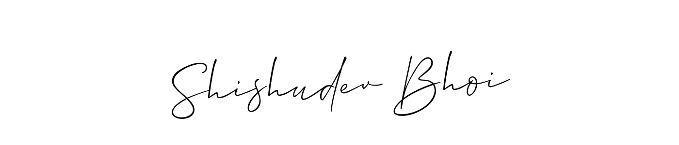 Similarly Allison_Script is the best handwritten signature design. Signature creator online .You can use it as an online autograph creator for name Shishudev Bhoi. Shishudev Bhoi signature style 2 images and pictures png