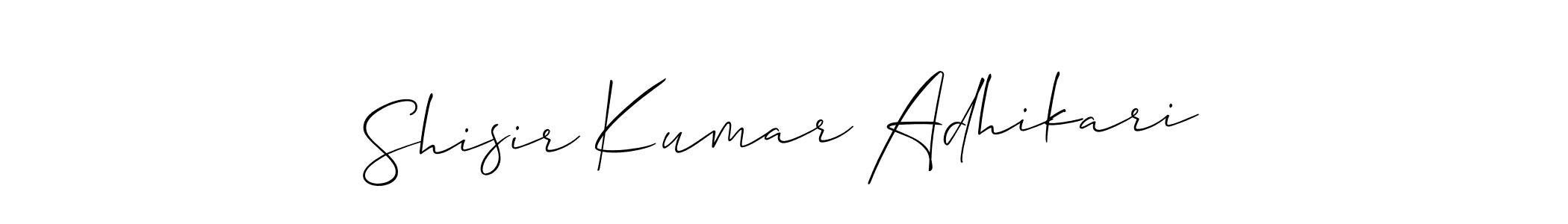 Make a beautiful signature design for name Shisir Kumar Adhikari. Use this online signature maker to create a handwritten signature for free. Shisir Kumar Adhikari signature style 2 images and pictures png