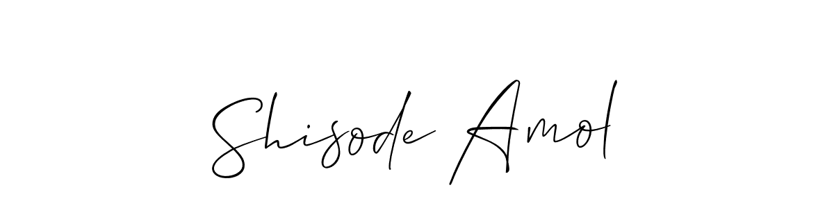 Similarly Allison_Script is the best handwritten signature design. Signature creator online .You can use it as an online autograph creator for name Shisode Amol. Shisode Amol signature style 2 images and pictures png
