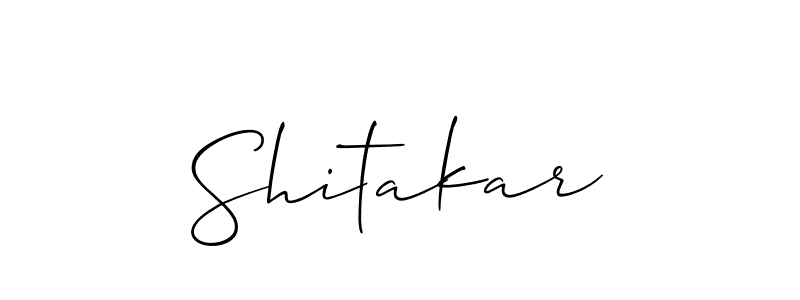 You should practise on your own different ways (Allison_Script) to write your name (Shitakar) in signature. don't let someone else do it for you. Shitakar signature style 2 images and pictures png