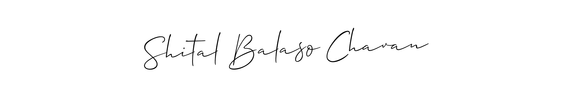 This is the best signature style for the Shital Balaso Chavan name. Also you like these signature font (Allison_Script). Mix name signature. Shital Balaso Chavan signature style 2 images and pictures png