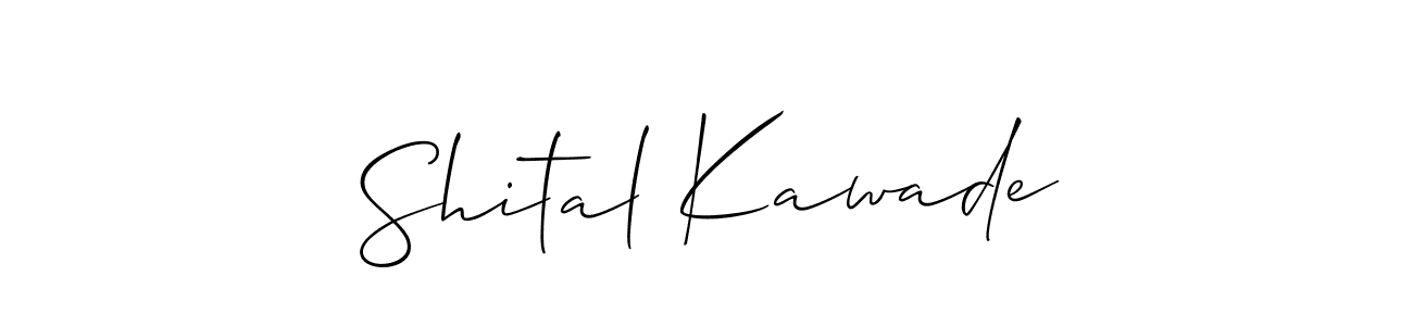 Allison_Script is a professional signature style that is perfect for those who want to add a touch of class to their signature. It is also a great choice for those who want to make their signature more unique. Get Shital Kawade name to fancy signature for free. Shital Kawade signature style 2 images and pictures png
