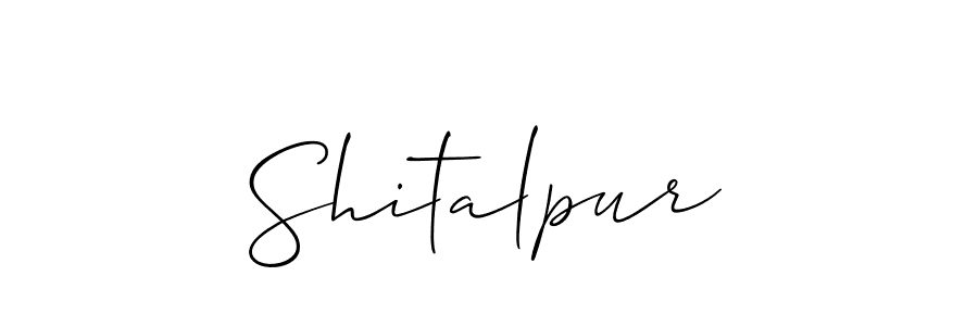 How to Draw Shitalpur signature style? Allison_Script is a latest design signature styles for name Shitalpur. Shitalpur signature style 2 images and pictures png