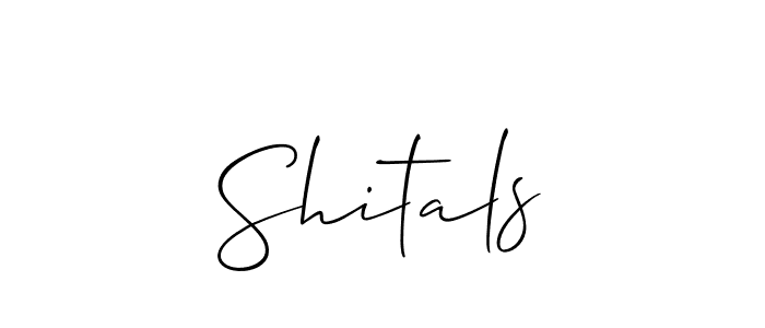 Make a beautiful signature design for name Shitals. With this signature (Allison_Script) style, you can create a handwritten signature for free. Shitals signature style 2 images and pictures png