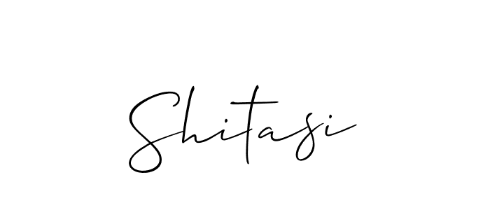 The best way (Allison_Script) to make a short signature is to pick only two or three words in your name. The name Shitasi include a total of six letters. For converting this name. Shitasi signature style 2 images and pictures png