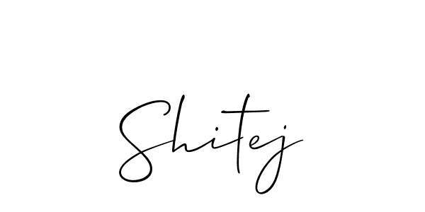 How to make Shitej name signature. Use Allison_Script style for creating short signs online. This is the latest handwritten sign. Shitej signature style 2 images and pictures png