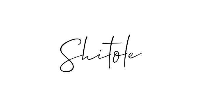 The best way (Allison_Script) to make a short signature is to pick only two or three words in your name. The name Shitole include a total of six letters. For converting this name. Shitole signature style 2 images and pictures png