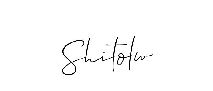 Similarly Allison_Script is the best handwritten signature design. Signature creator online .You can use it as an online autograph creator for name Shitolw. Shitolw signature style 2 images and pictures png