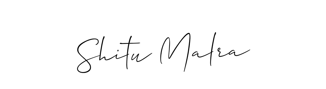 The best way (Allison_Script) to make a short signature is to pick only two or three words in your name. The name Shitu Malra include a total of six letters. For converting this name. Shitu Malra signature style 2 images and pictures png