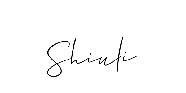 You should practise on your own different ways (Allison_Script) to write your name (Shiuli) in signature. don't let someone else do it for you. Shiuli signature style 2 images and pictures png