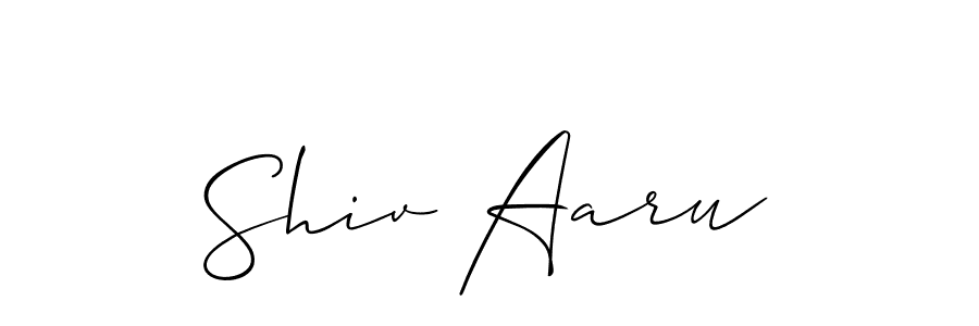 Make a beautiful signature design for name Shiv Aaru. Use this online signature maker to create a handwritten signature for free. Shiv Aaru signature style 2 images and pictures png