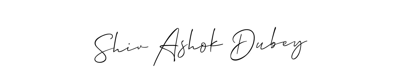 How to make Shiv Ashok Dubey signature? Allison_Script is a professional autograph style. Create handwritten signature for Shiv Ashok Dubey name. Shiv Ashok Dubey signature style 2 images and pictures png