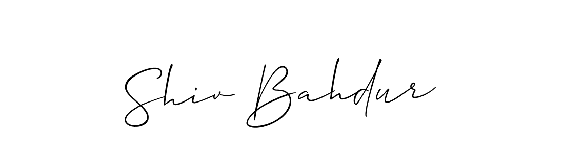 Best and Professional Signature Style for Shiv Bahdur. Allison_Script Best Signature Style Collection. Shiv Bahdur signature style 2 images and pictures png