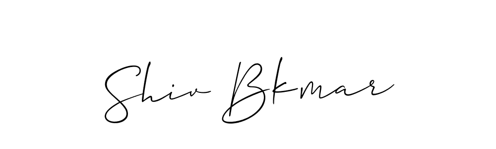 This is the best signature style for the Shiv Bkmar name. Also you like these signature font (Allison_Script). Mix name signature. Shiv Bkmar signature style 2 images and pictures png