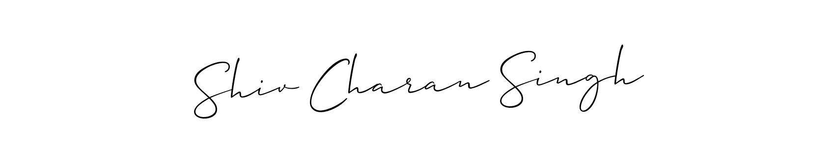 Shiv Charan Singh stylish signature style. Best Handwritten Sign (Allison_Script) for my name. Handwritten Signature Collection Ideas for my name Shiv Charan Singh. Shiv Charan Singh signature style 2 images and pictures png