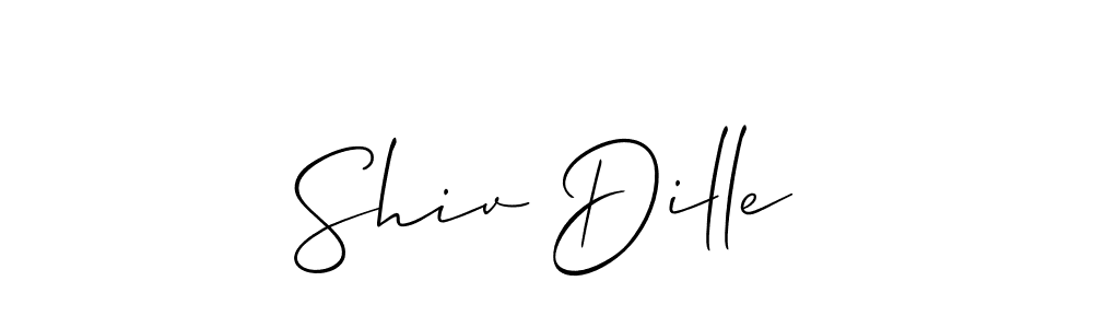 Best and Professional Signature Style for Shiv Dille. Allison_Script Best Signature Style Collection. Shiv Dille signature style 2 images and pictures png