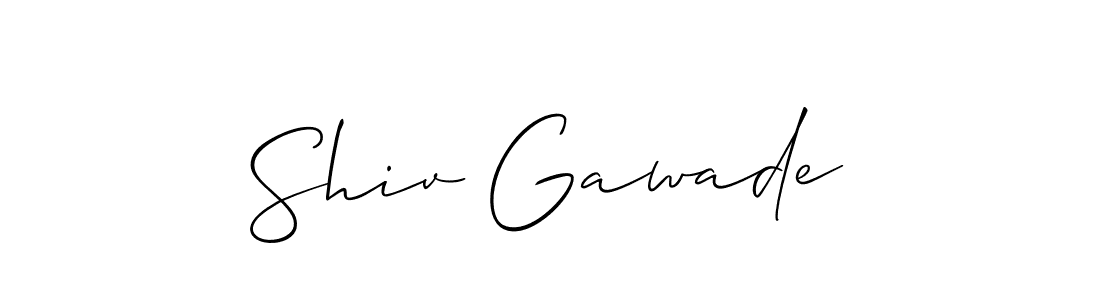 Best and Professional Signature Style for Shiv Gawade. Allison_Script Best Signature Style Collection. Shiv Gawade signature style 2 images and pictures png