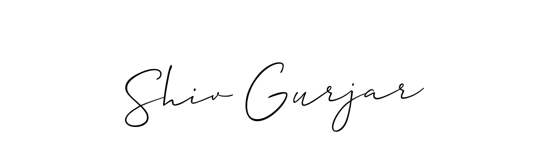 Once you've used our free online signature maker to create your best signature Allison_Script style, it's time to enjoy all of the benefits that Shiv Gurjar name signing documents. Shiv Gurjar signature style 2 images and pictures png