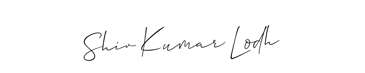 This is the best signature style for the Shiv Kumar Lodh name. Also you like these signature font (Allison_Script). Mix name signature. Shiv Kumar Lodh signature style 2 images and pictures png