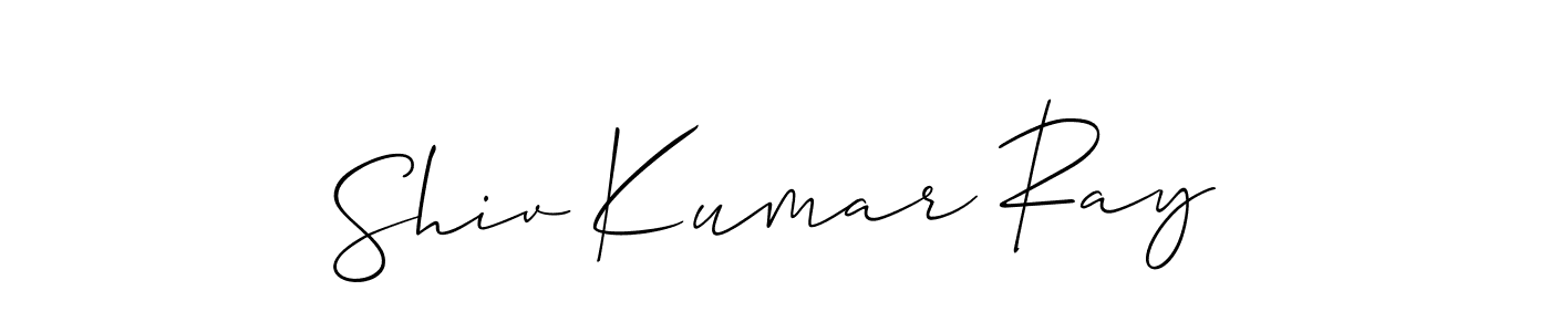 Make a beautiful signature design for name Shiv Kumar Ray. Use this online signature maker to create a handwritten signature for free. Shiv Kumar Ray signature style 2 images and pictures png