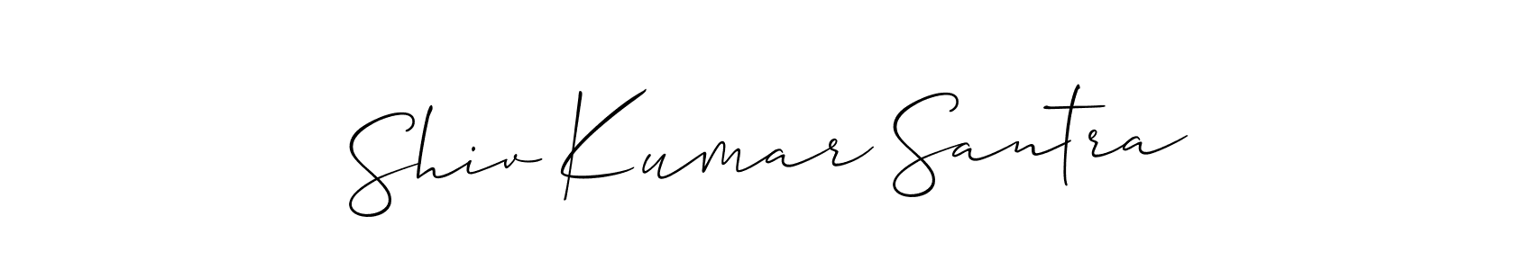 See photos of Shiv Kumar Santra official signature by Spectra . Check more albums & portfolios. Read reviews & check more about Allison_Script font. Shiv Kumar Santra signature style 2 images and pictures png