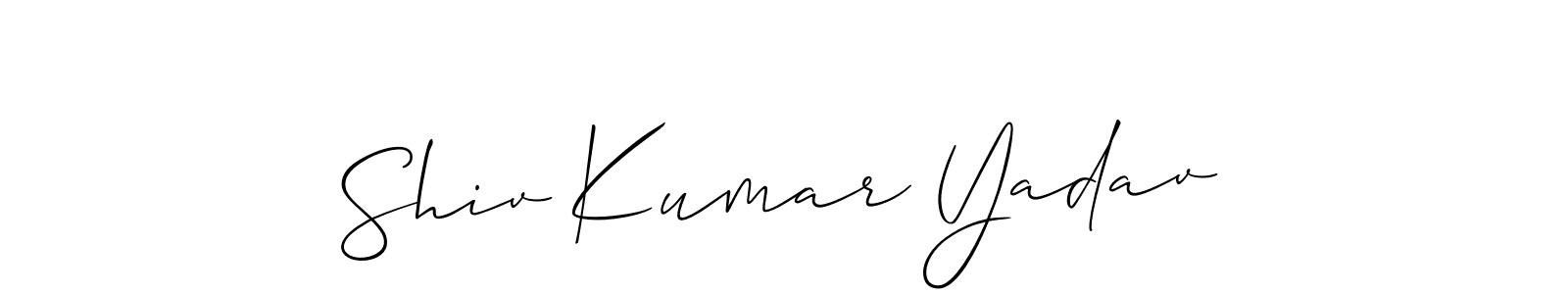 Make a beautiful signature design for name Shiv Kumar Yadav. Use this online signature maker to create a handwritten signature for free. Shiv Kumar Yadav signature style 2 images and pictures png