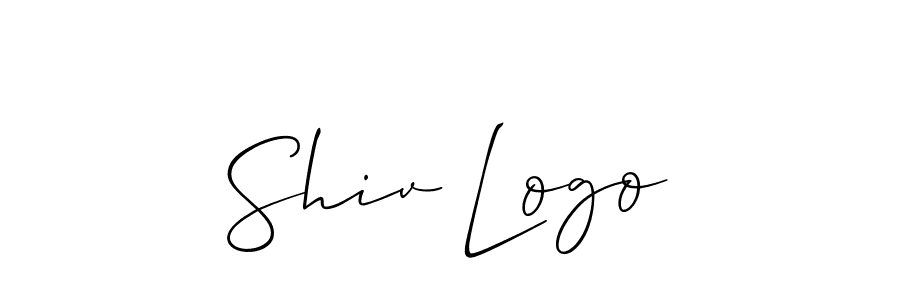 How to make Shiv Logo signature? Allison_Script is a professional autograph style. Create handwritten signature for Shiv Logo name. Shiv Logo signature style 2 images and pictures png