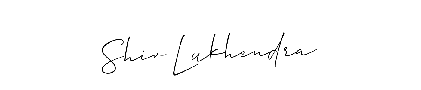 This is the best signature style for the Shiv Lukhendra name. Also you like these signature font (Allison_Script). Mix name signature. Shiv Lukhendra signature style 2 images and pictures png