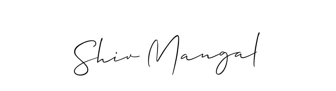 This is the best signature style for the Shiv Mangal name. Also you like these signature font (Allison_Script). Mix name signature. Shiv Mangal signature style 2 images and pictures png