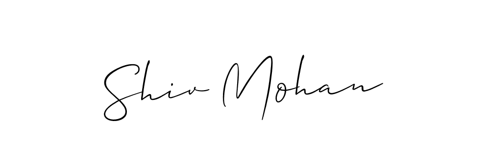 Also You can easily find your signature by using the search form. We will create Shiv Mohan name handwritten signature images for you free of cost using Allison_Script sign style. Shiv Mohan signature style 2 images and pictures png