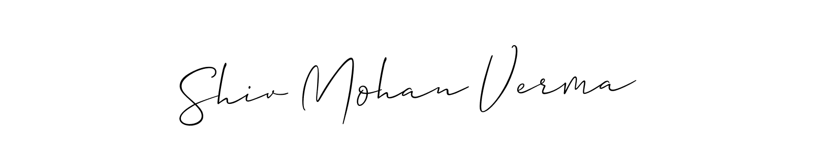 Here are the top 10 professional signature styles for the name Shiv Mohan Verma. These are the best autograph styles you can use for your name. Shiv Mohan Verma signature style 2 images and pictures png