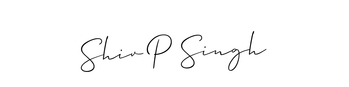 Make a beautiful signature design for name Shiv P Singh. Use this online signature maker to create a handwritten signature for free. Shiv P Singh signature style 2 images and pictures png