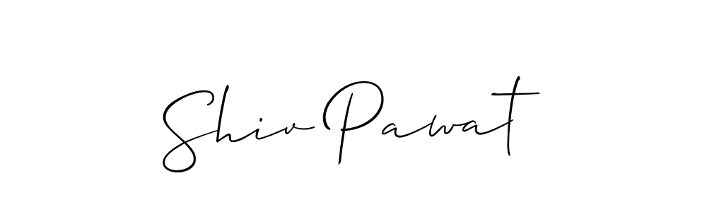 How to Draw Shiv Pawat signature style? Allison_Script is a latest design signature styles for name Shiv Pawat. Shiv Pawat signature style 2 images and pictures png