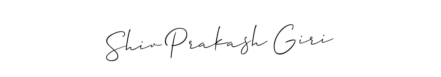 Similarly Allison_Script is the best handwritten signature design. Signature creator online .You can use it as an online autograph creator for name Shiv Prakash Giri. Shiv Prakash Giri signature style 2 images and pictures png