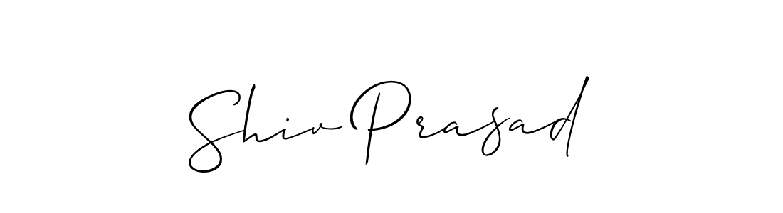 Make a beautiful signature design for name Shiv Prasad. With this signature (Allison_Script) style, you can create a handwritten signature for free. Shiv Prasad signature style 2 images and pictures png