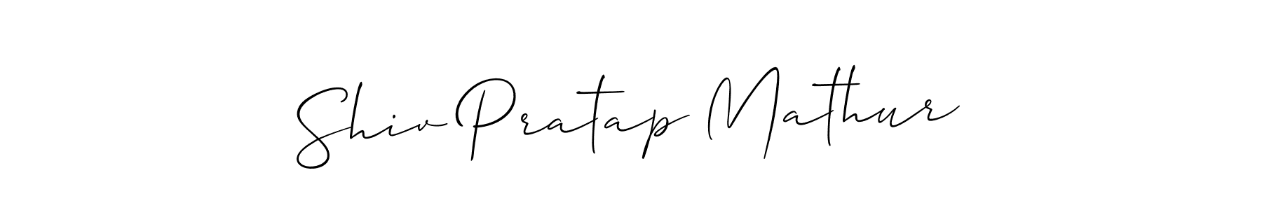 See photos of Shiv Pratap Mathur official signature by Spectra . Check more albums & portfolios. Read reviews & check more about Allison_Script font. Shiv Pratap Mathur signature style 2 images and pictures png