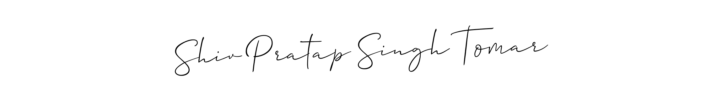 Make a beautiful signature design for name Shiv Pratap Singh Tomar. With this signature (Allison_Script) style, you can create a handwritten signature for free. Shiv Pratap Singh Tomar signature style 2 images and pictures png