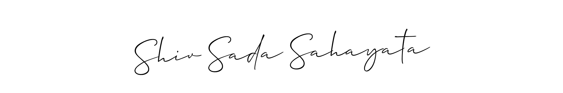 Here are the top 10 professional signature styles for the name Shiv Sada Sahayata. These are the best autograph styles you can use for your name. Shiv Sada Sahayata signature style 2 images and pictures png