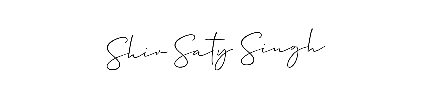 Make a beautiful signature design for name Shiv Saty Singh. Use this online signature maker to create a handwritten signature for free. Shiv Saty Singh signature style 2 images and pictures png
